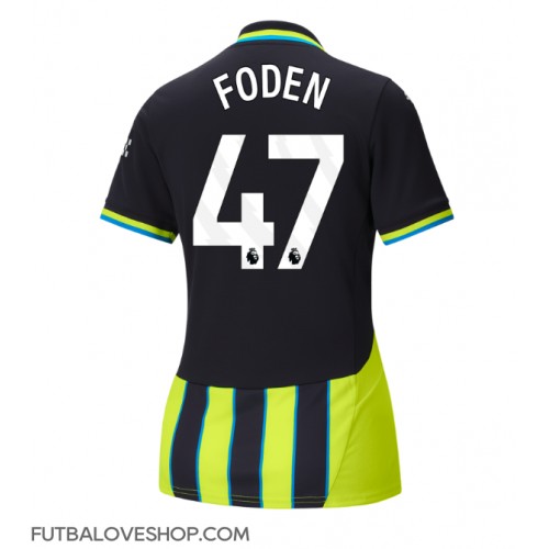 Dres Manchester City Phil Foden #47 Preč pre Ženy 2024-25 Krátky Rukáv